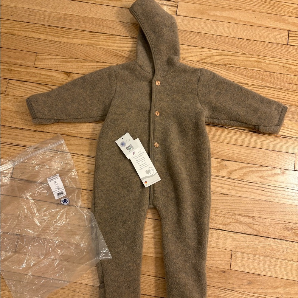 ENGEL NATUR wool suit walnut 74/80 NWT